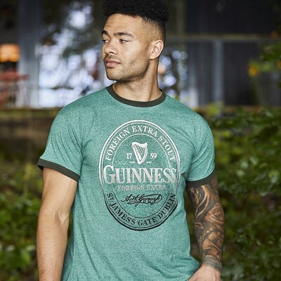 Guinness Men's Green Grindle T-Shirt